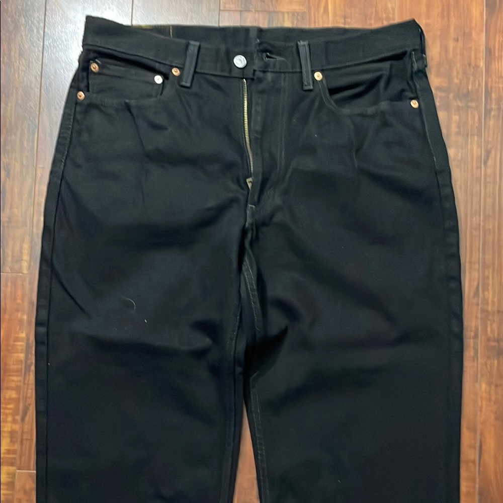 Levi's Black Straight Jeans Classic Design